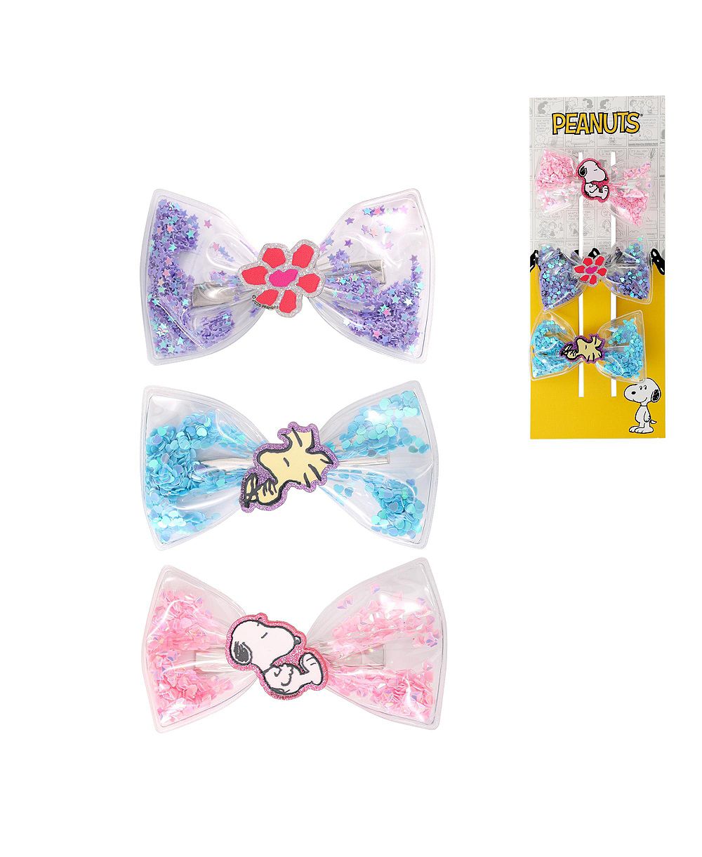 Peanuts Snoopy Woodstock Shaker Hair Bows Набор из 3 штук