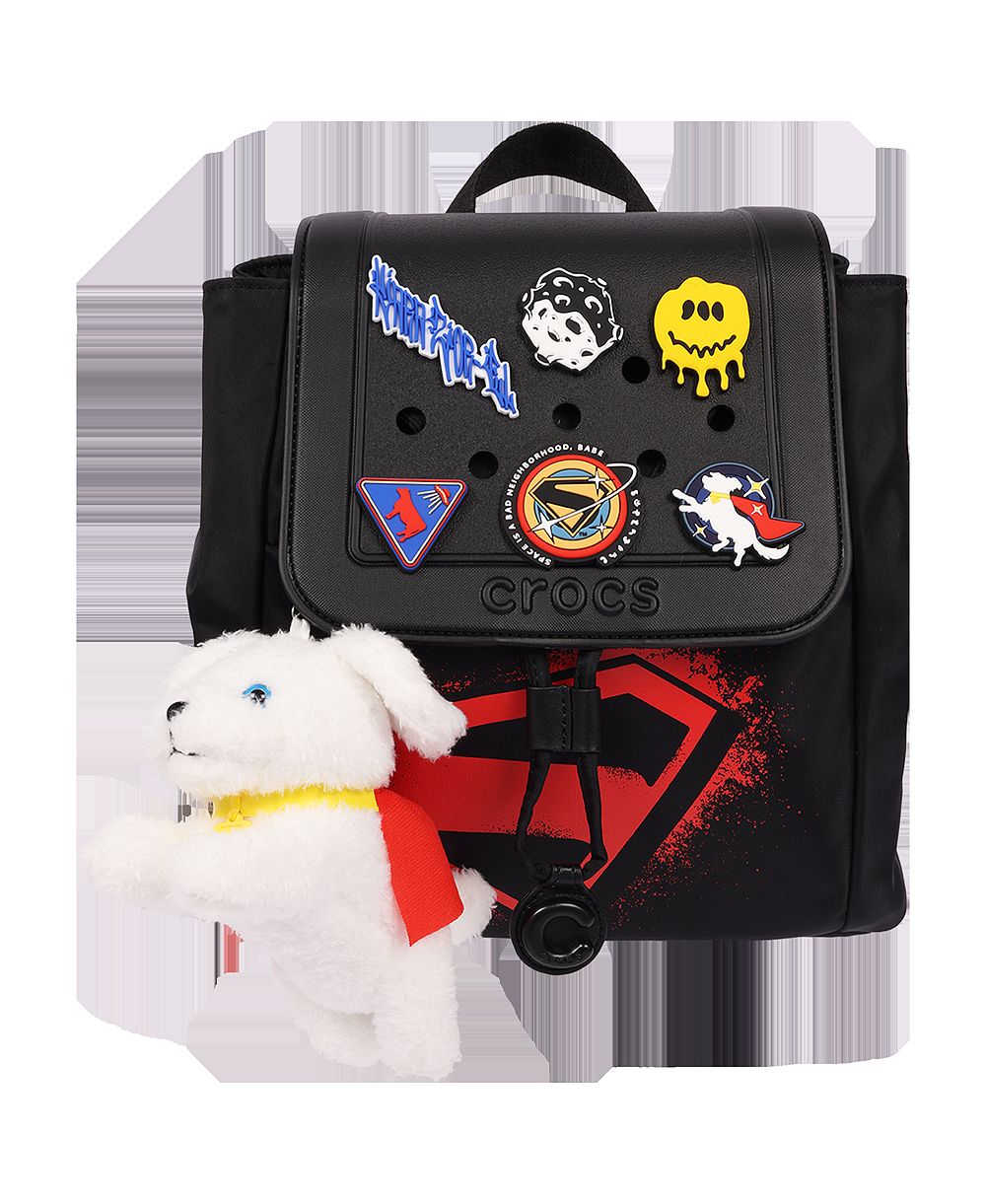 Crocs DC Studios Supergirl x Mini Backpack with Krypto Plush Charm and Jibbitz