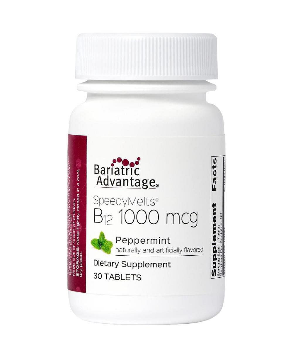 Добавка Bariatric Advantage B-12 Speedy Melts Vitamin B12 1000 mcg Peppermint 30 Count