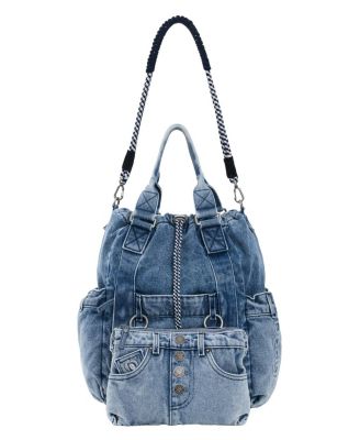 Desigual Женский Large denim backpack