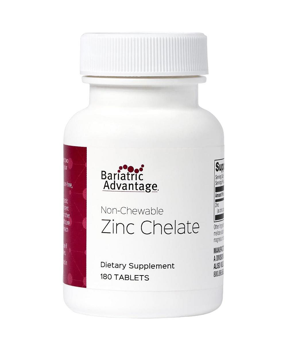Таблетки Bariatric Advantage Zinc Chelate для пациентов после бариатрической операции, 180 шт