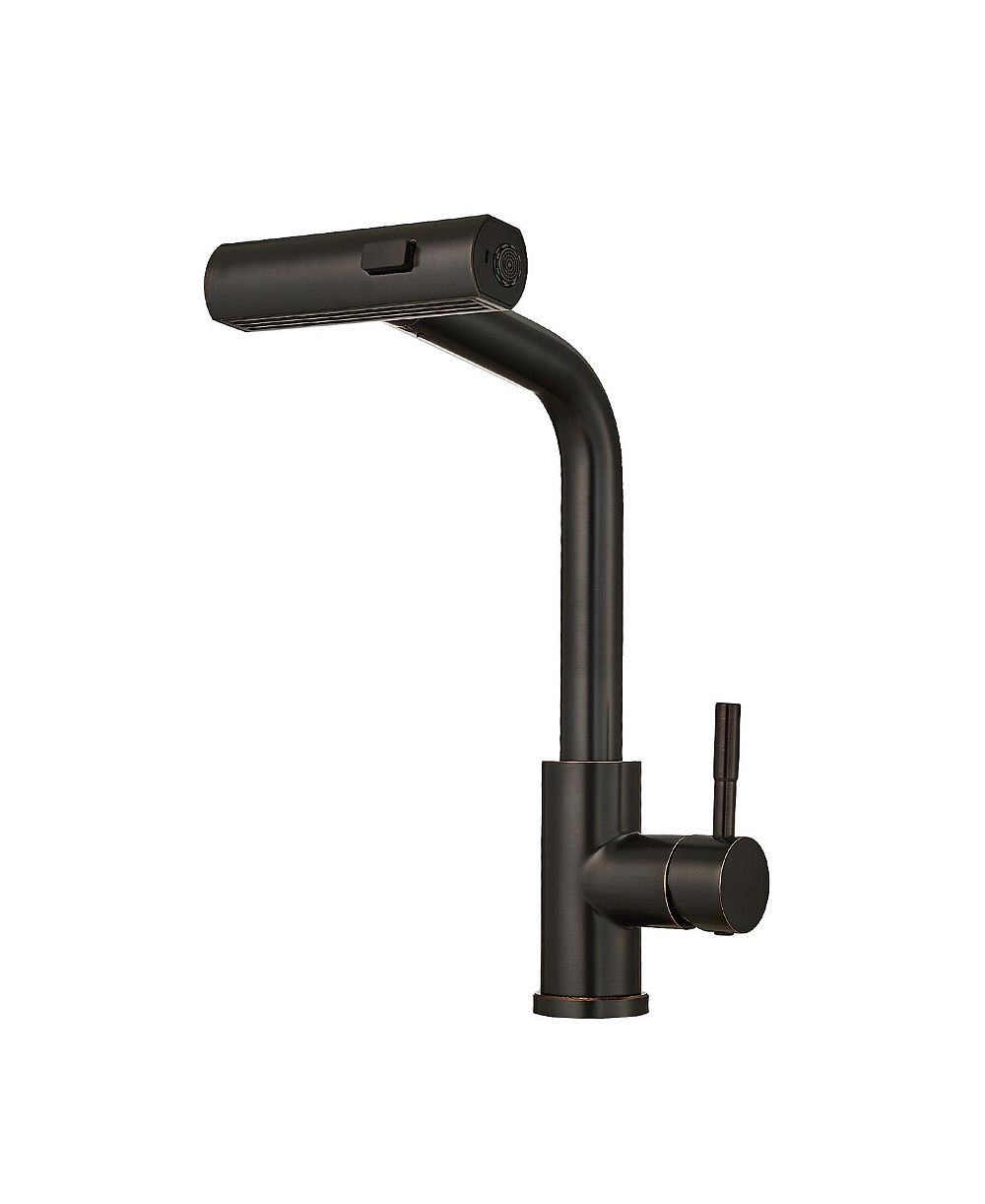 Кухонный смеситель PHYING 360degree(s) Rotation Pull-Down с 3 режимами распыления Bronze / Stainless Steel