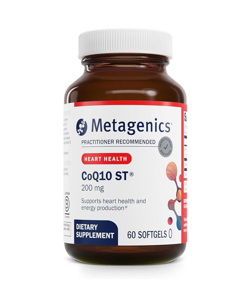 Биологически активная добавка Metagenics CoQ10 ST-200, 200 mg Ubiquinone, 60 Softgels