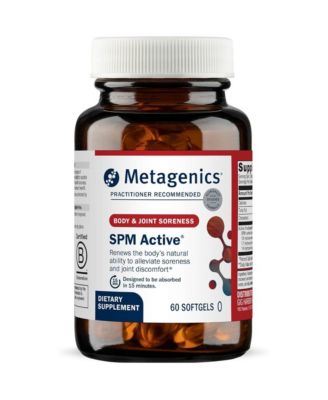 Metagenics SPM Active Specialized Pro Resolving Mediators from Marine Oils Supports Normal Inflammatory Response, Tissue Health 60 Softgels