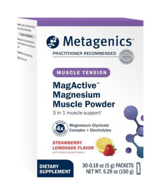 Metagenics MagActive Magnesium Muscle Powder, 30 packets
