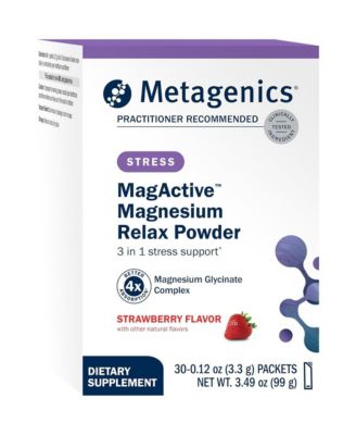 Metagenics MagActive Magnesium Relax Powder, 30 packets