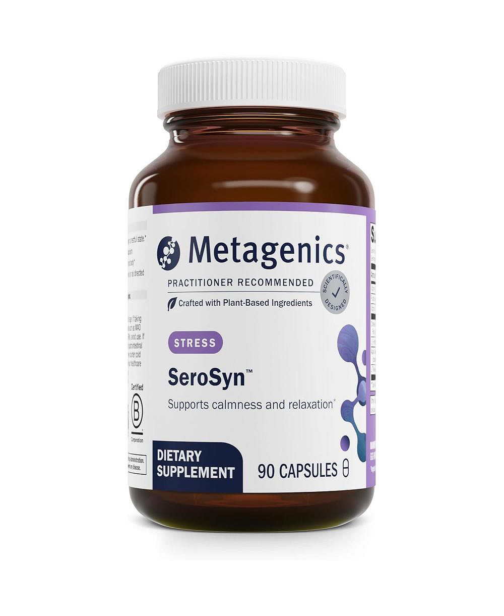 Добавка Metagenics SeroSyn L-Theanine, 5-HTP, 90 капсул