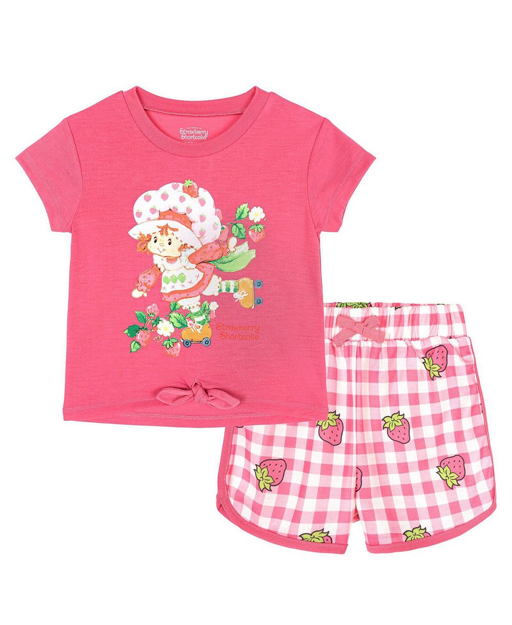 Strawberry Shortcake комплект из футболки и шорт с дельфинами для девочек 5-12 лет