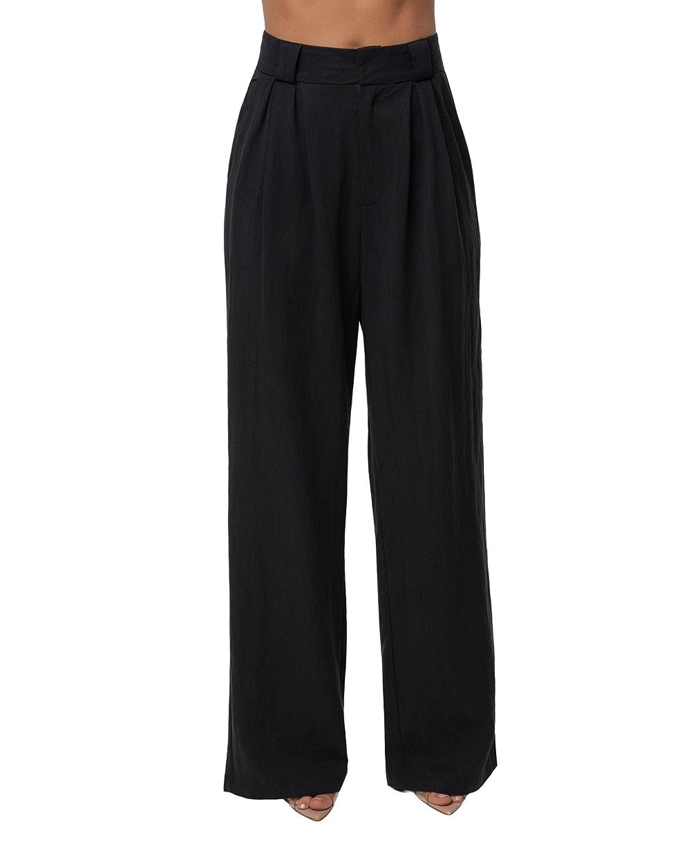 Женские брюки JLUXLABEL High-Waist Wide-Leg Pleated Stay Ready