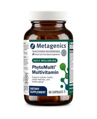Metagenics PhytoMulti Multivitamin 20 Plus Essential Vitamins and Minerals with Phytonutrients Supports Healthy Aging, Cellular Health 60 Capsules