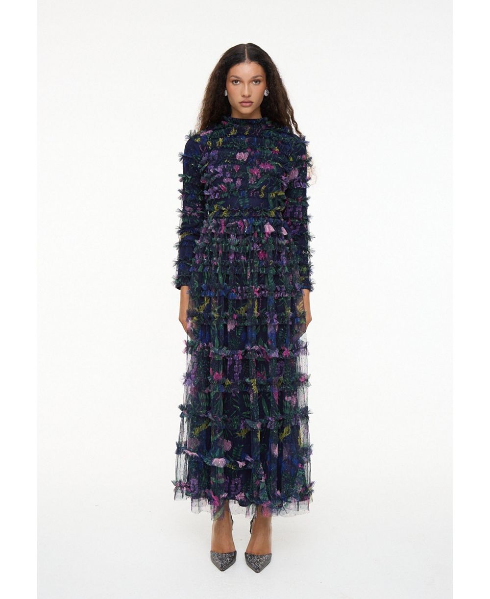 Женское платье Maryisa Modest Floral Ruffle High Neck Maxi