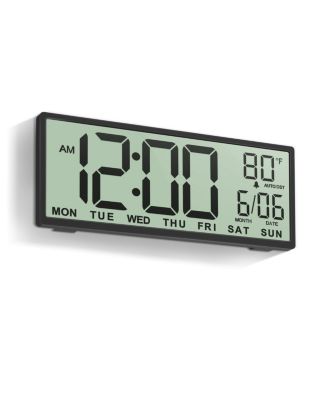 JALL Цифровые настенные часы LCD 14.5 Inch Wireless 4 in 1 Display