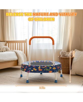 ZENY 28-inch Toddler Trampoline for Kids 1 Year Plus with Handle, Baby Gifts for Boys and Girls, Indoor and Outdoor