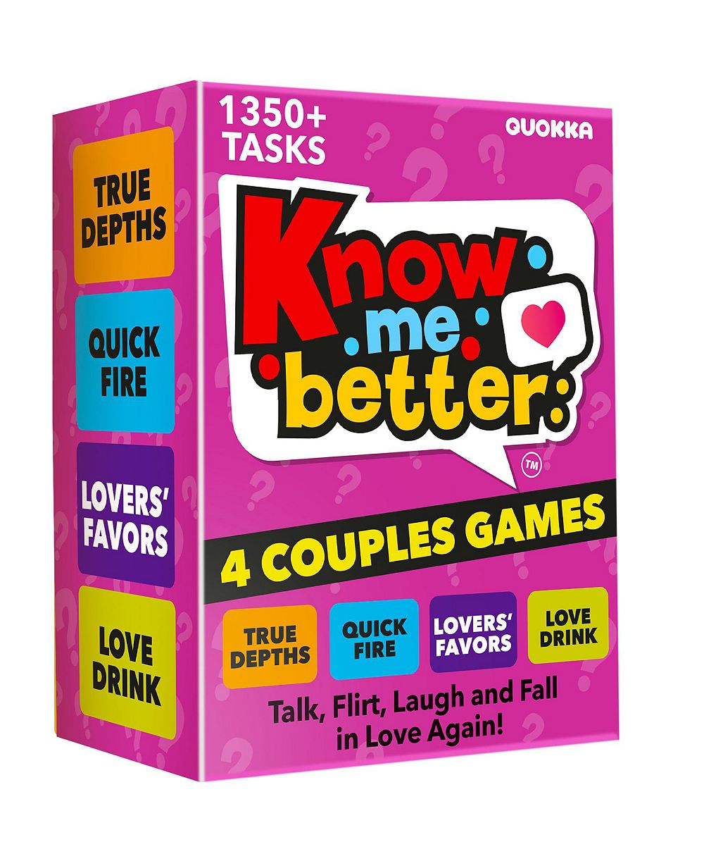 Quokka Couples Card Game Collection, 4-Game Set, Ages 14+