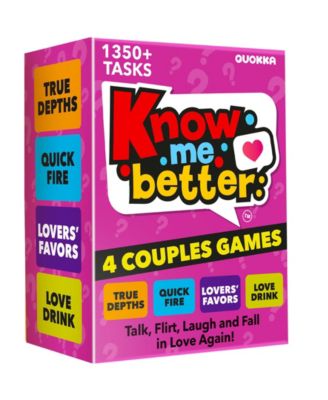 QUOKKA Набор карточных игр для пар - темы для разговоров, задания и игры для двоих