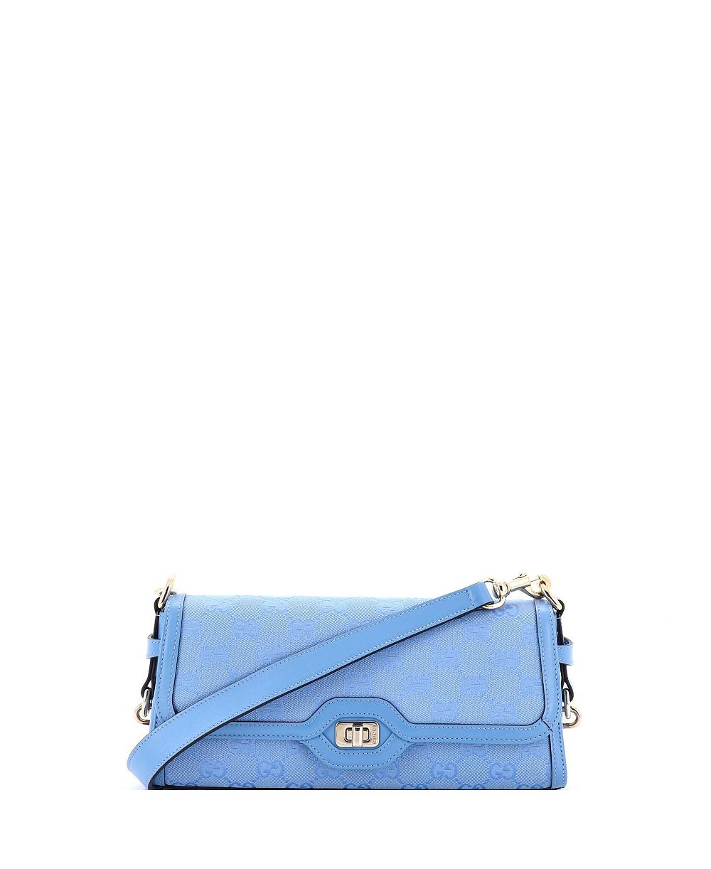 Pre-Owned Gucci Small Luce Shoulder Bag Canvas