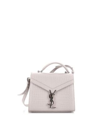 Pre-Owned Saint Laurent Mini Cassandra Bag из тисненой кожи
