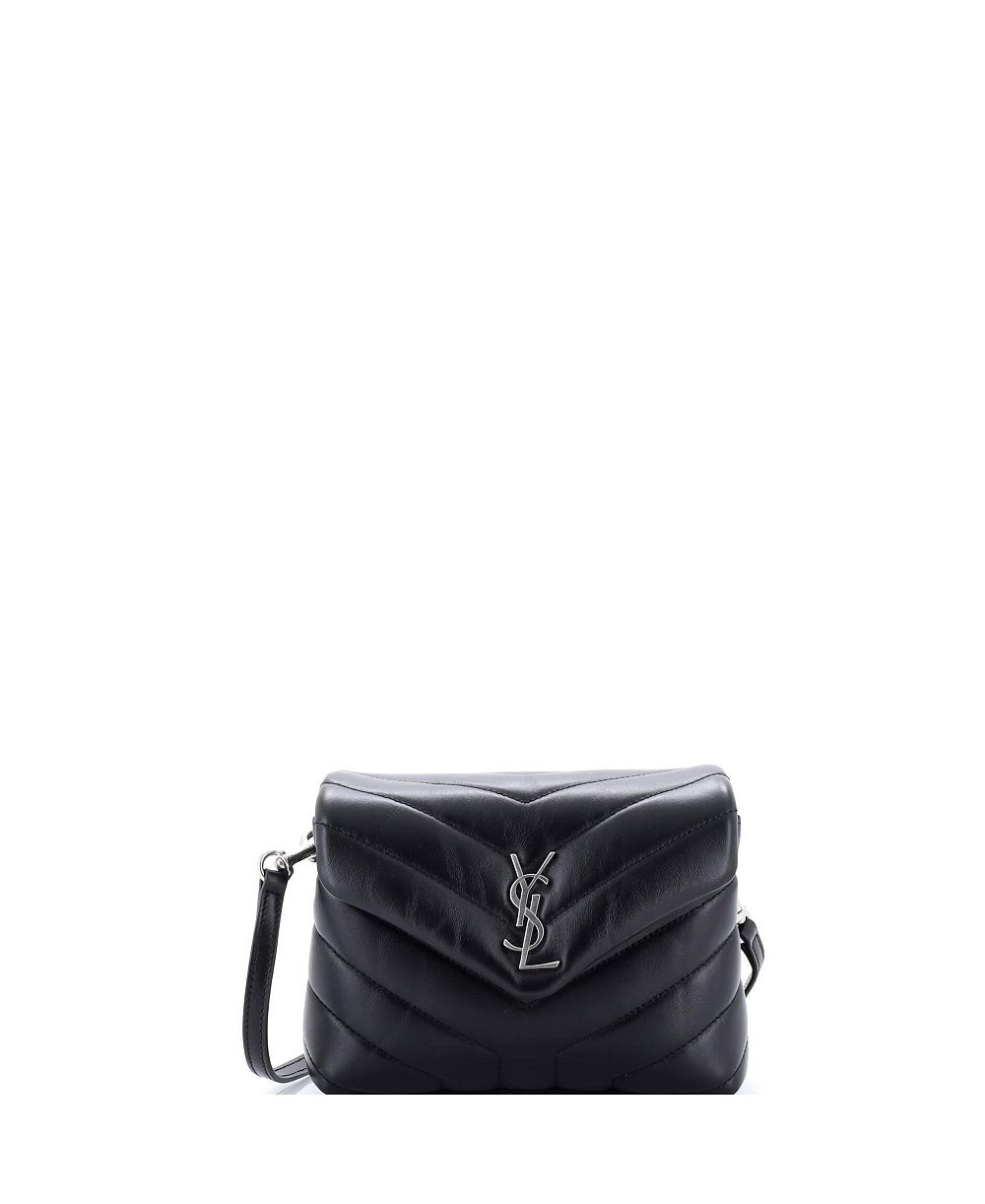 Сумка через плечо Pre-Owned Saint Laurent Toy Loulou, кожа Matelasse Chevron