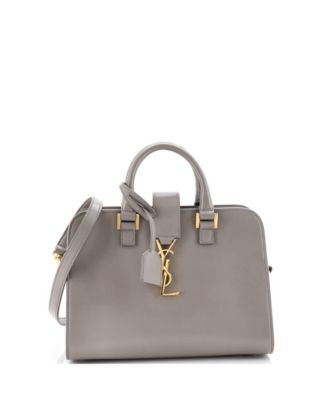 Pre-Owned Saint Laurent Baby Monogram Cabas Leather