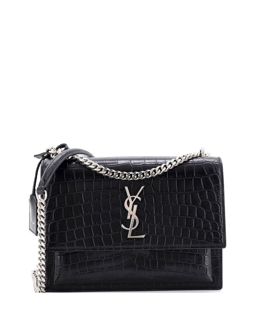 Бренд Pre-Owned Saint Laurent сумка через плечо Sunset из тисненой кожи