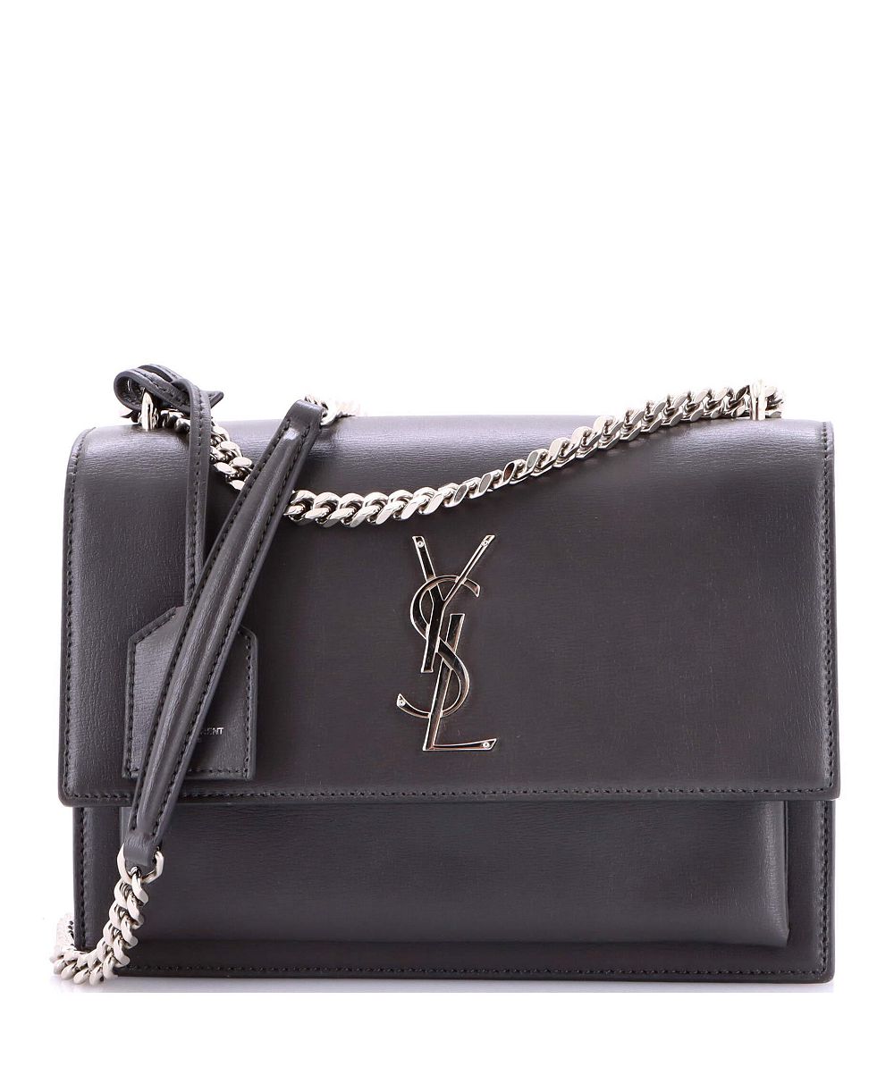 Saint Laurent Sunset Crossbody Bag б/у, кожа, Medium