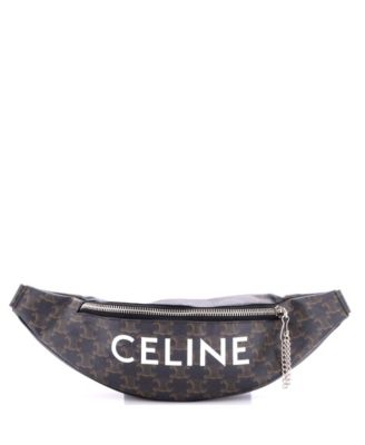 Сумка-пояс Celine Logo Triomphe Coated Canvas (Pre-Owned)