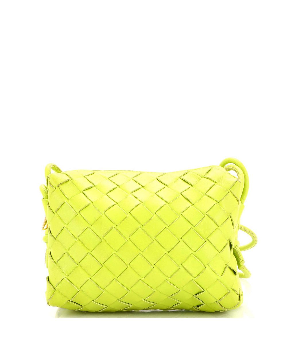 Б/у мини-сумка Bottega Veneta Mini Loop Crossbody Intrecciato Nappa