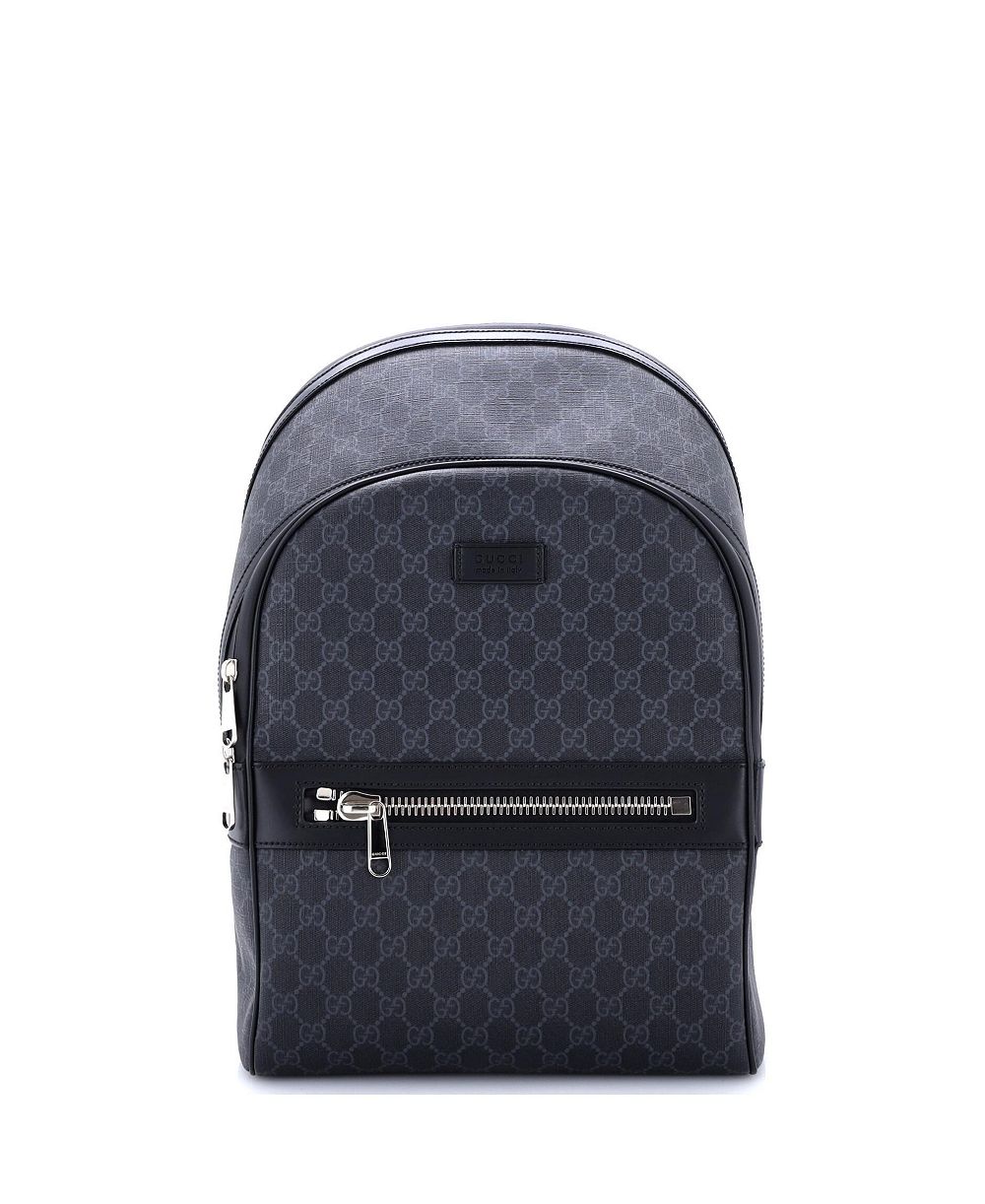 Рюкзак Gucci GG Coated Canvas Medium Front Zip Pocket