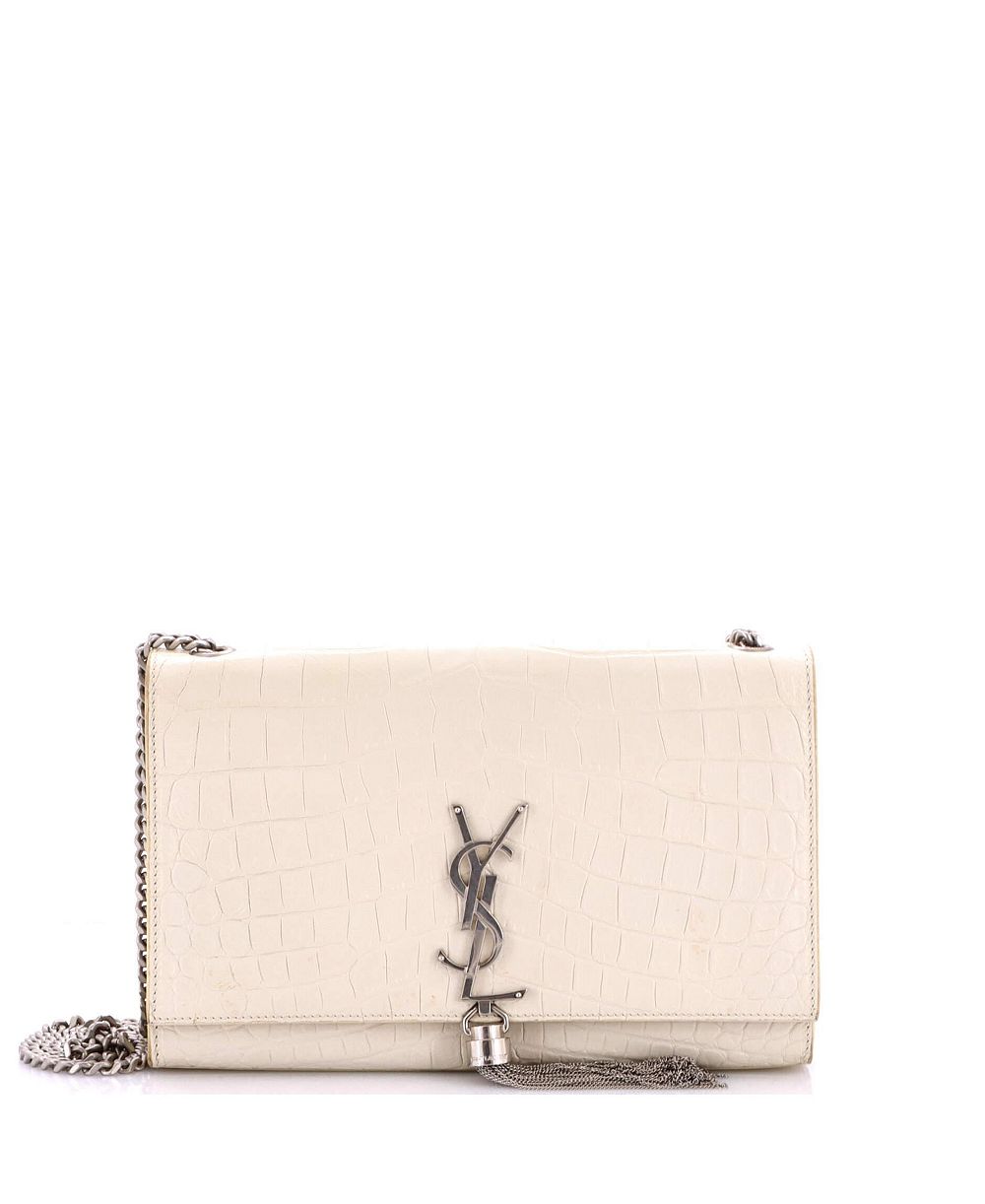 Сумка через плечо Pre-Owned Saint Laurent Medium Classic Monogram Tassel Embossed Leather