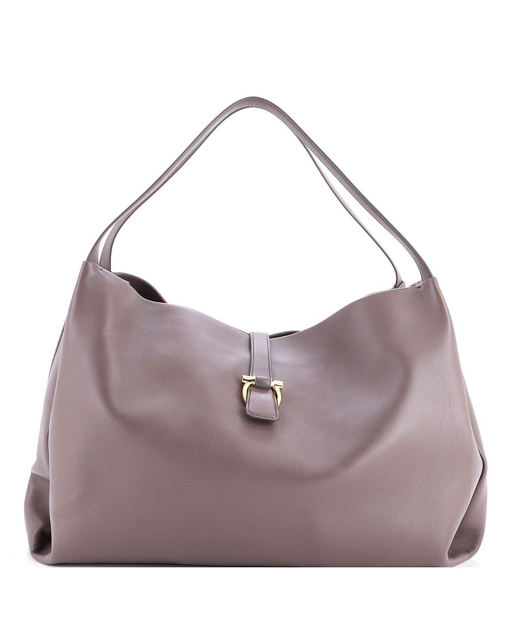 Pre-Owned Salvatore Ferragamo XL Mia Tote Leather