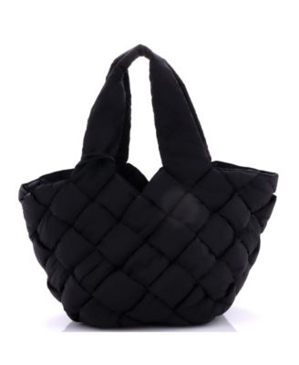 Pre-Owned Bottega Veneta Cassette Paper Tote Intrecciato Nylon