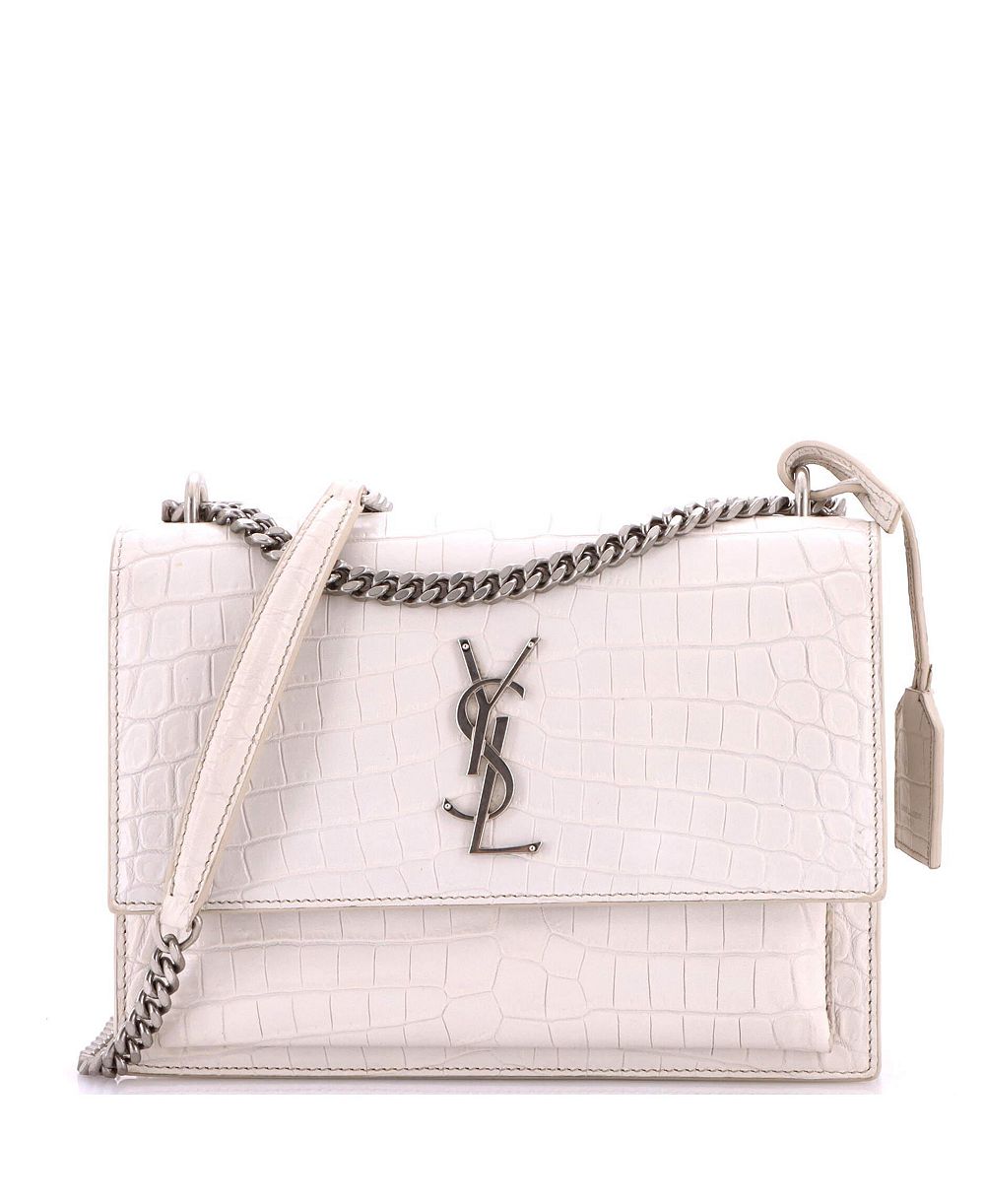 Pre-Owned Saint Laurent Средняя сумка crossbody Sunset из кожи с тиснением