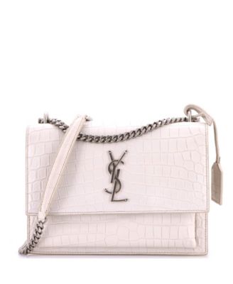 Pre-Owned Saint Laurent Средняя сумка crossbody Sunset из кожи с тиснением