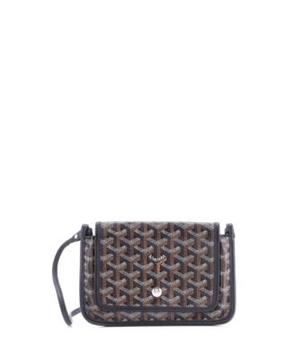 Б/у клатч-кошелек Goyard Plumet из покрытия Coated Canvas