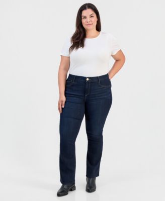 Джинсы Democracy Trendy Plus Size AbSolution с узкой колокольной формой