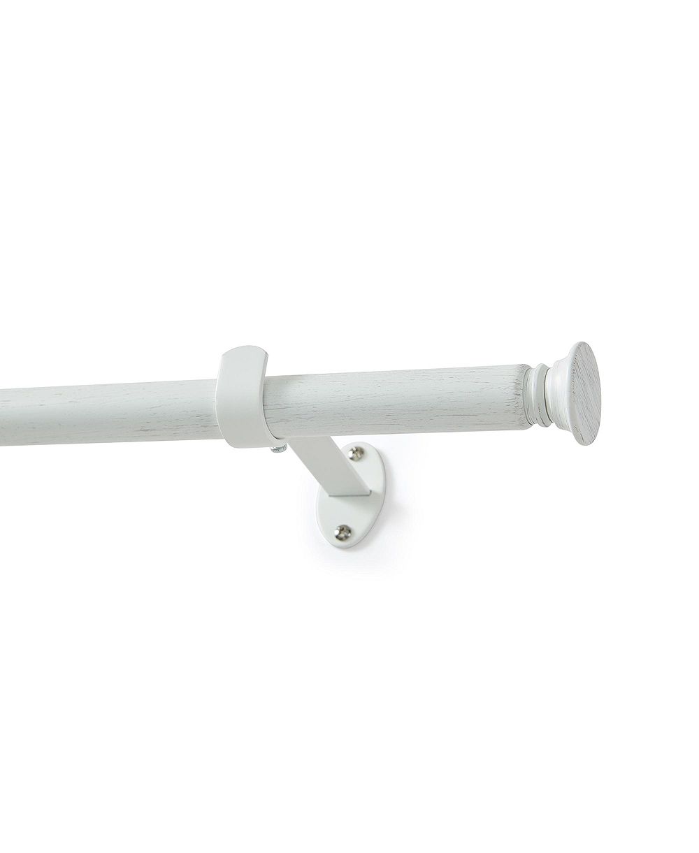 Карниз Threadmade Shaker 3/4-Inch Adjustable Decorative Single Curtain Rod with Rounded End Cap Finials