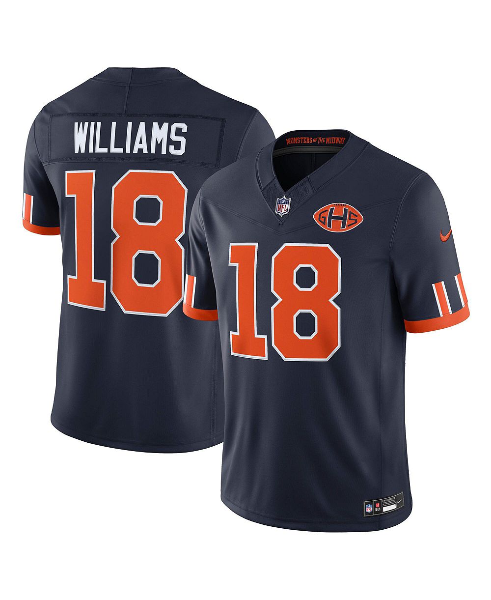 Nike Men's Caleb Williams Navy Chicago Bears 2026 Rivalries Collection Vapor F.U.S.E Stitched Limited Jersey