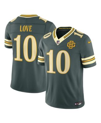 Nike Men's Jordan Love Green  Bay Packers 2026 Rivalries Collection Vapor F.U.S.E Stitched Limited Jersey