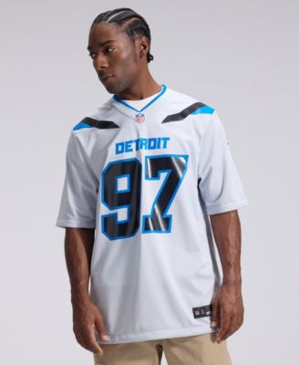 Nike Men's Aidan Hutchinson Silver Detroit Lions 2026 Rivalries Collection Game Jersey