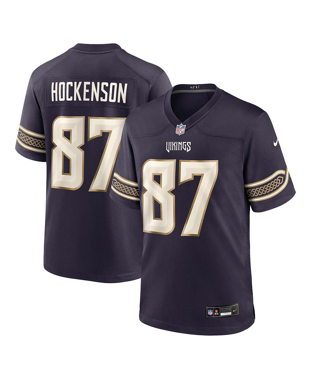 Nike Men's T.J. Hockenson Purple Minnesota Vikings 2026 Rivalries Collection Game Jersey