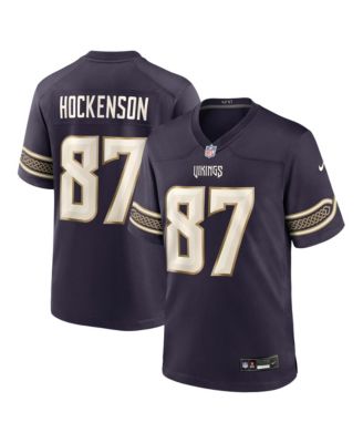 Nike Men's T.J. Hockenson Purple Minnesota Vikings 2026 Rivalries Collection Game Jersey