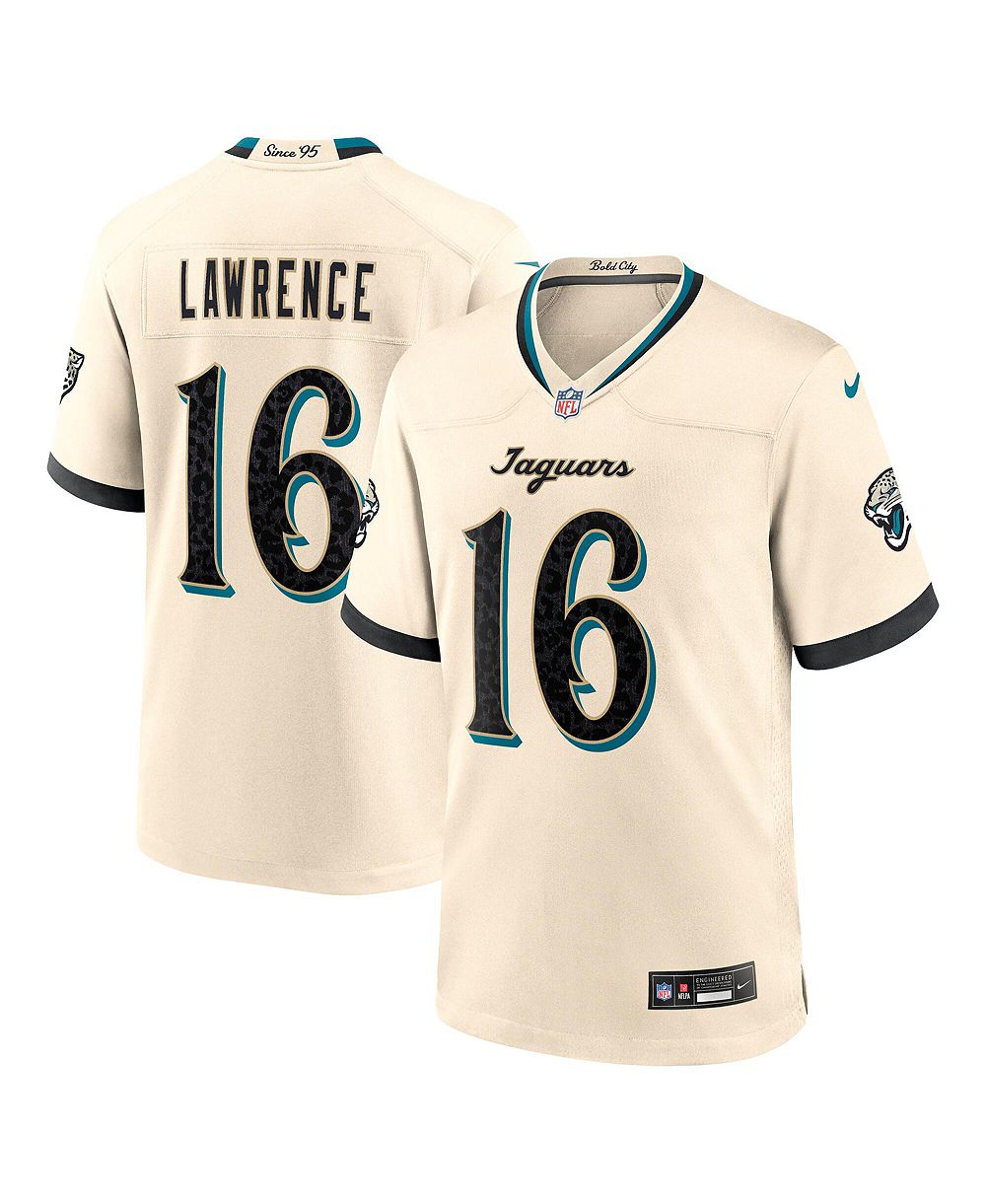 Nike Men's Trevor Lawrence Natural Jacksonville Jaguars 2026 Rivalries Collection Game Jersey