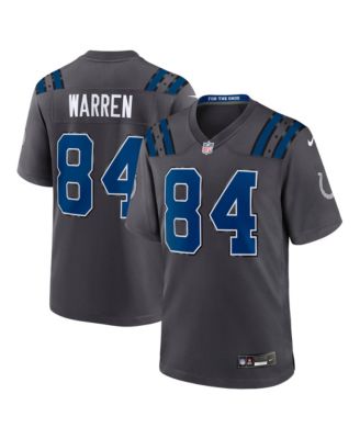 Nike Men's Tyler Warren Anthracite Indianapolis Colts 2026 Rivalries Collection Game Jersey