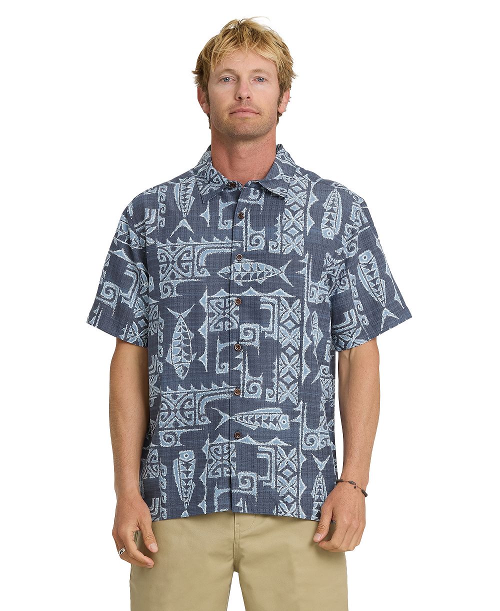 Мужская рубашка Quiksilver Waterman Pescadero Short-Sleeve Shirt
