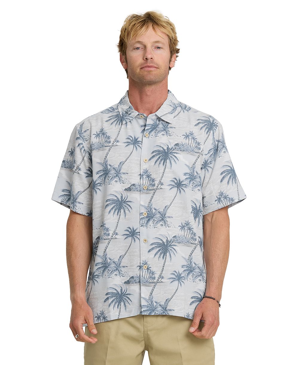 Quiksilver Waterman Men's Island Vues Print Shirt