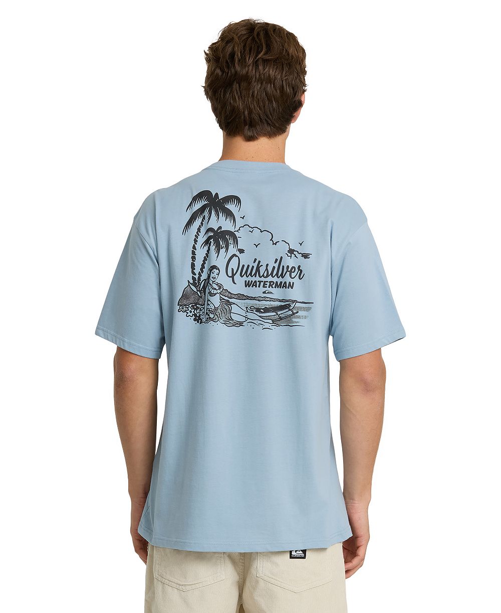 Мужская футболка Quiksilver Waterman Outrigger Graphic