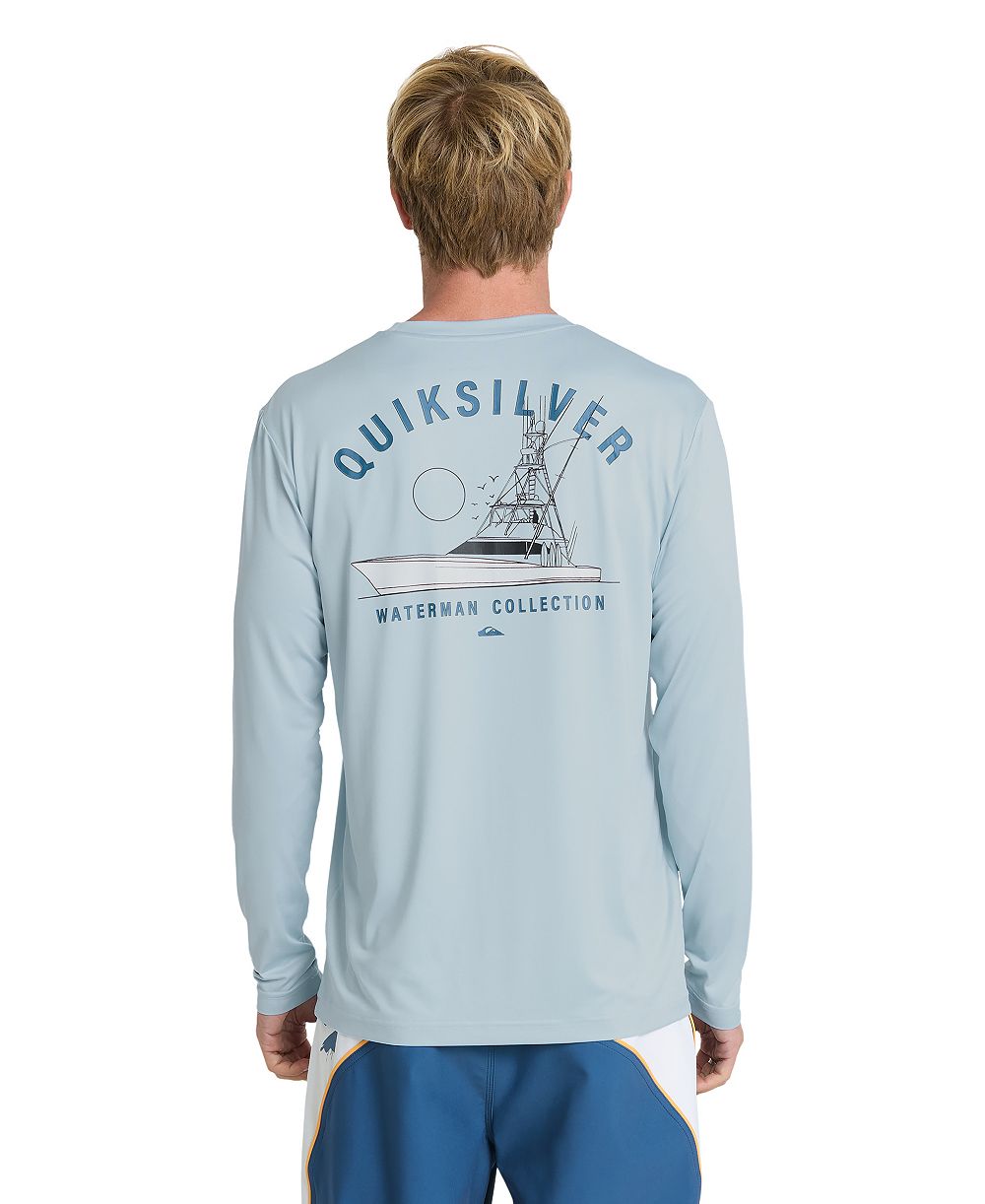Quiksilver Waterman Men's Regular-Fit Crewneck Offshore T-Shirt