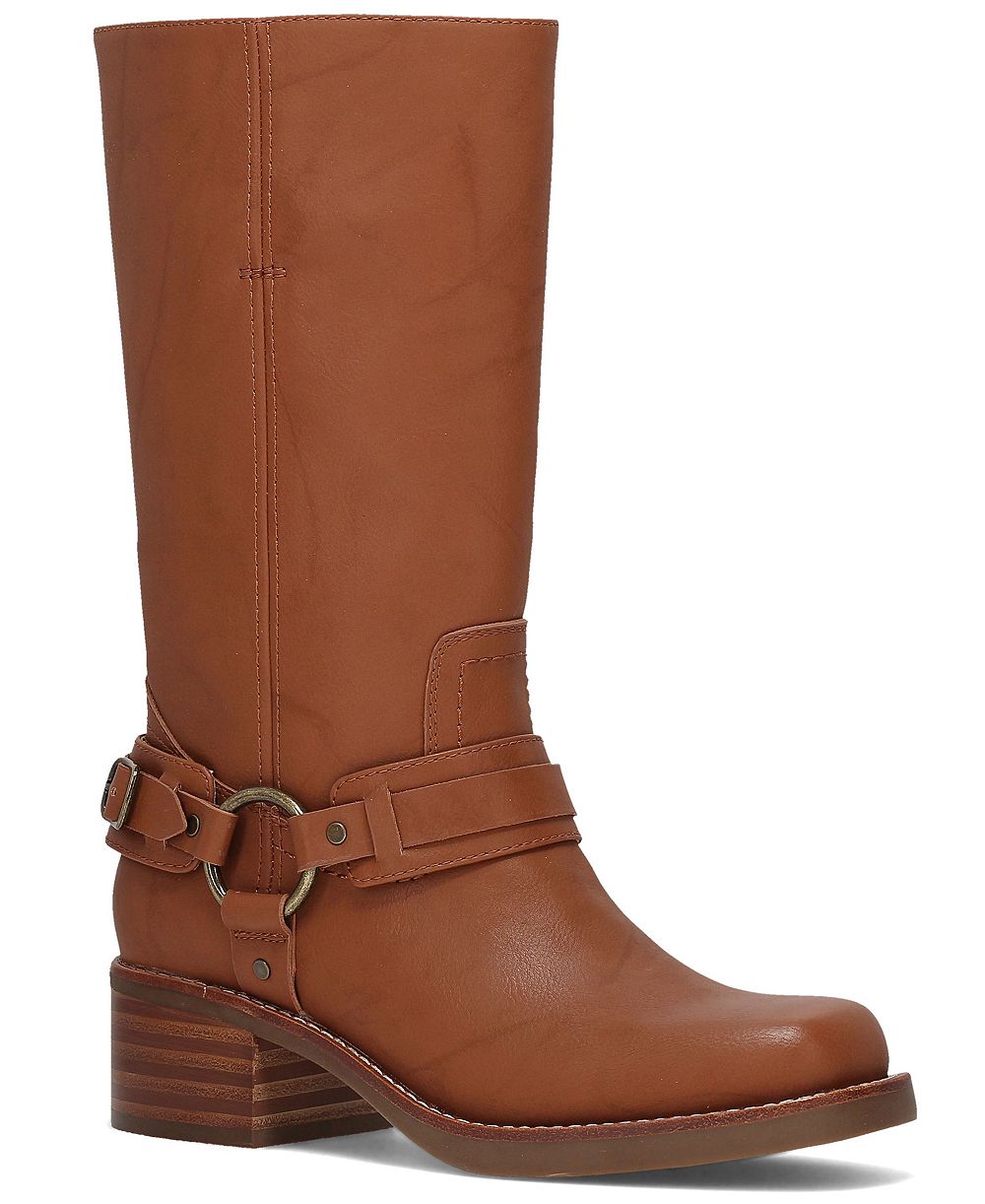 Женские сапоги Frye and Co. Miranda Harness In Pull-On Mid Shaft