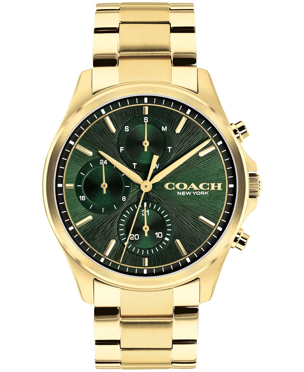 COACH Мужские часы COACH Oliver Gold-Tone Stainless Steel 41mm