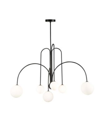 ARTCRAFT Lighting Comet 31.5" Metal 6-Light Chandelier